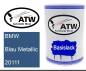 Preview: BMW, Blau Metallic, 20111: 500ml Lackdose, von ATW Autoteile West.